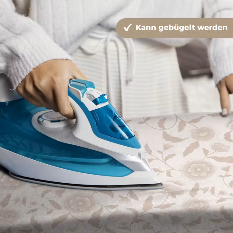 Sierlijk - Bloemen - Beige Wandkleed katoen klein 269 -tsfeer9_DE