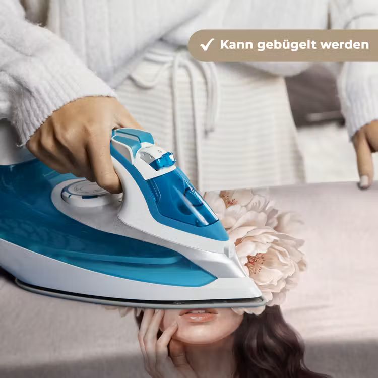 Gezicht - Pioenrozen - Crème Wandkleed katoen klein -tsfeer9_DE