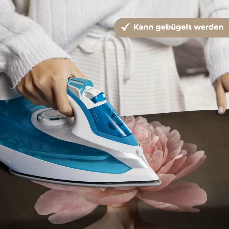 Gezicht - Roos - Roze Wandkleed katoen klein -tsfeer9_DE
