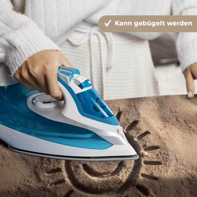 Gezichtje - Zon - Zand - Getekend Wandkleed katoen klein -tsfeer9_DE