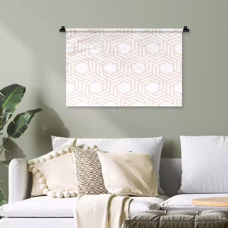 Design - Geometrie - Patroon Wandkleed katoen klein 269 -sfeer7