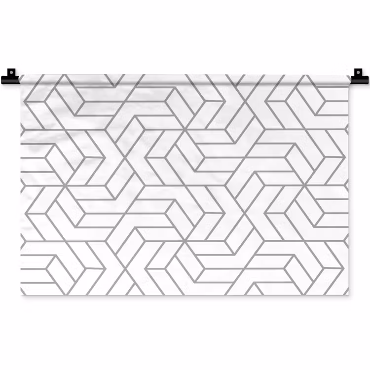 Design - Geometrie - Patroon Wandkleed katoen klein 269 -zz3d