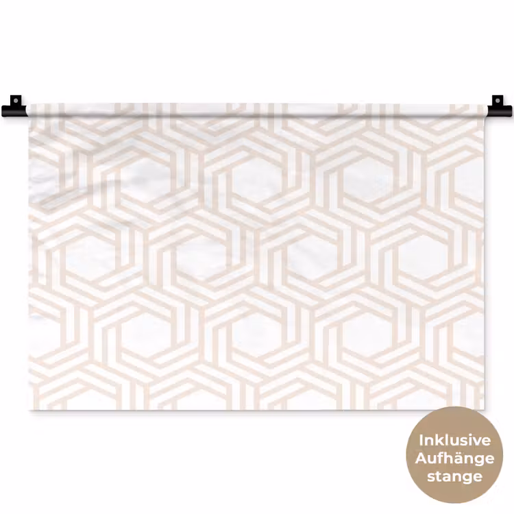 Design - Geometrie - Patroon Wandkleed katoen klein 269 -t3d_DE