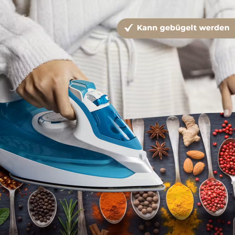 Kruiden - Lepels - Culinair - Kleurrijk - Sfeervol Wandkleed katoen klein -tsfeer9_DE