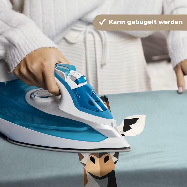 Giraffe - Illustratie - Bruin - Minimalistisch Wandkleed katoen klein -tsfeer9_DE
