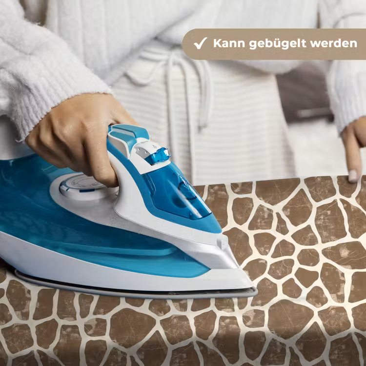 Giraf - Klassiek - Bruin Wandkleed katoen klein 269 -tsfeer9_DE