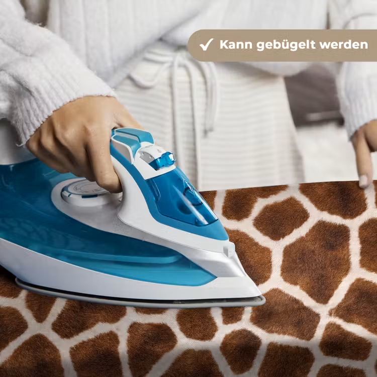 Giraf - Vacht - Klassiek - Bruin Wandkleed katoen klein -tsfeer9_DE