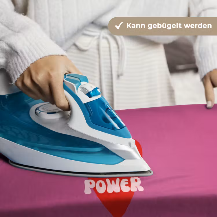 Girl power - Hart - Roze - Rood Wandkleed katoen klein -tsfeer9_DE