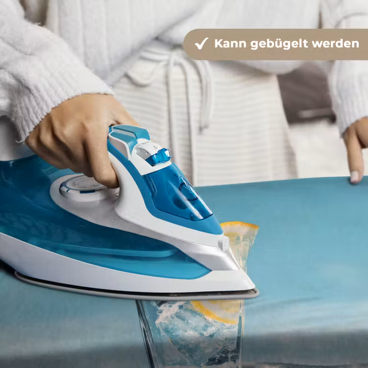 Glas - ijsblokjes - Citroen Wandkleed katoen klein -tsfeer9_DE