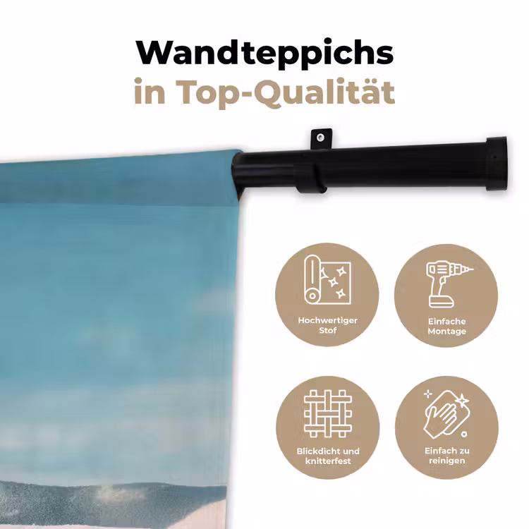Glas - ijsblokjes - Citroen Wandkleed katoen klein -tsfeer2_DE