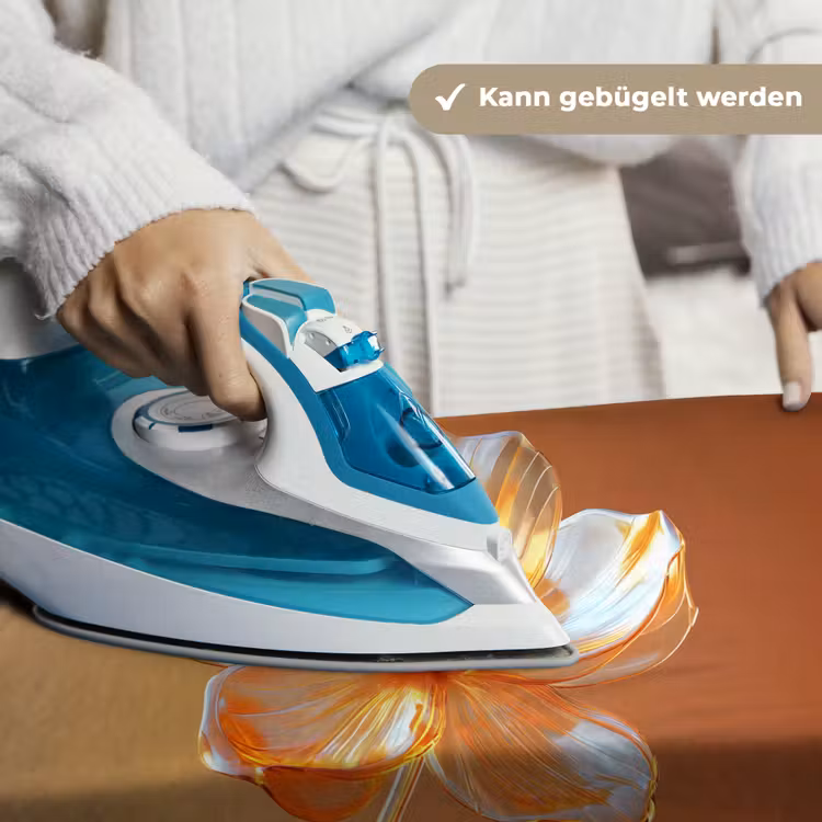 Glazen - Bloem - Oranje Wandkleed katoen klein -tsfeer9_DE