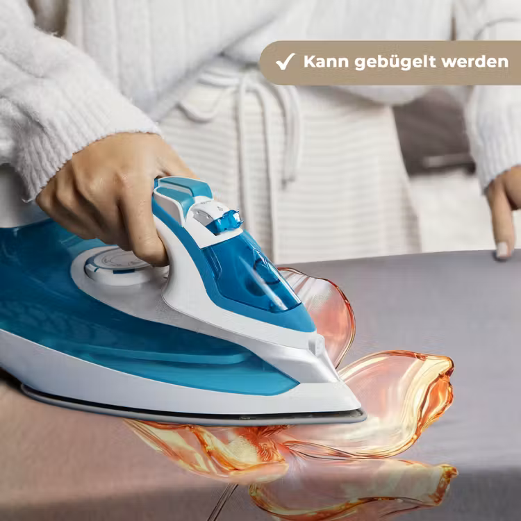 Glazen - Bloem - Roze Wandkleed katoen klein -tsfeer9_DE
