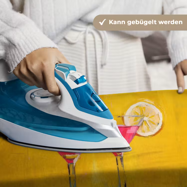 Glazen - Cocktail - Citroen - Kers Wandkleed katoen klein -tsfeer9_DE
