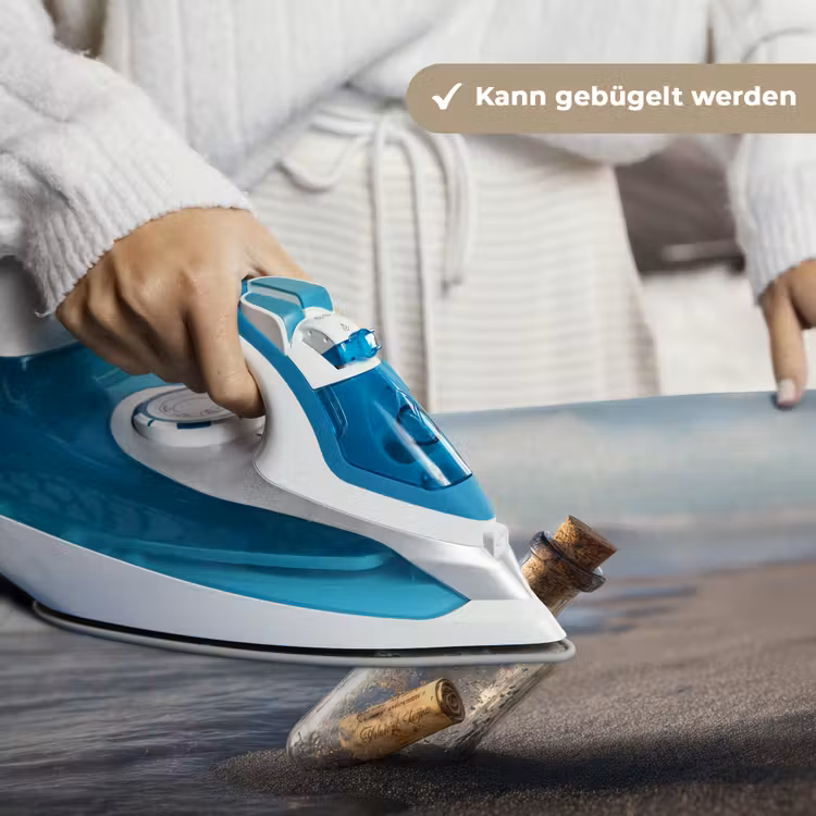 Glazenfles - Post - Zee - Zand Wandkleed katoen klein -tsfeer9_DE