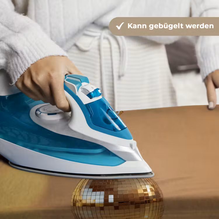 Goud - Disco - Glitter - Peer Wandkleed katoen klein -tsfeer9_DE