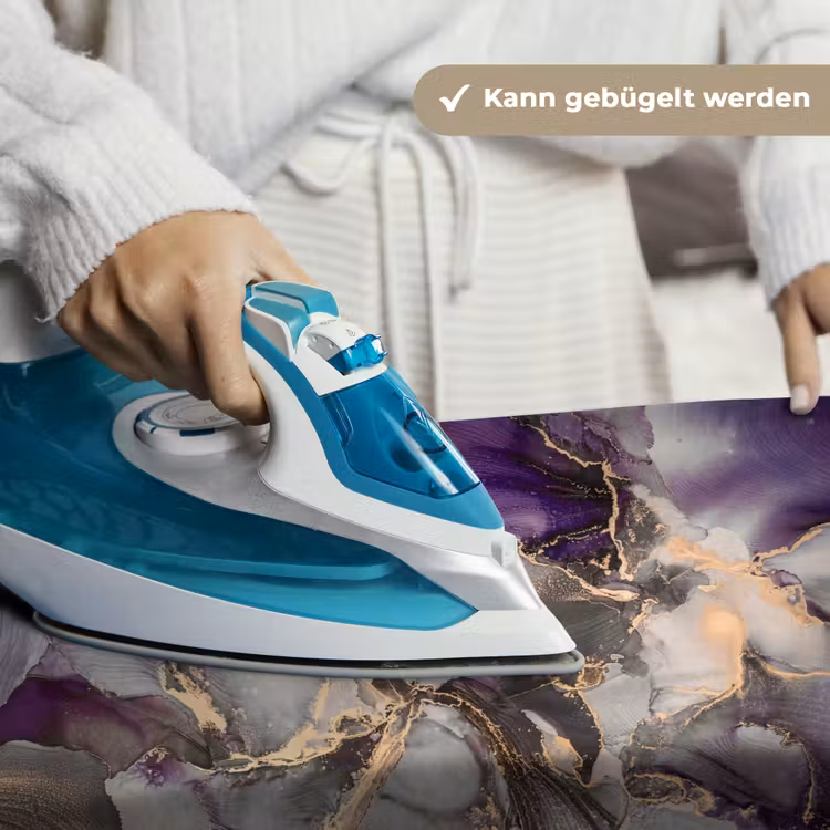 Goud - Paars - Marmer Wandkleed katoen klein -tsfeer9_DE
