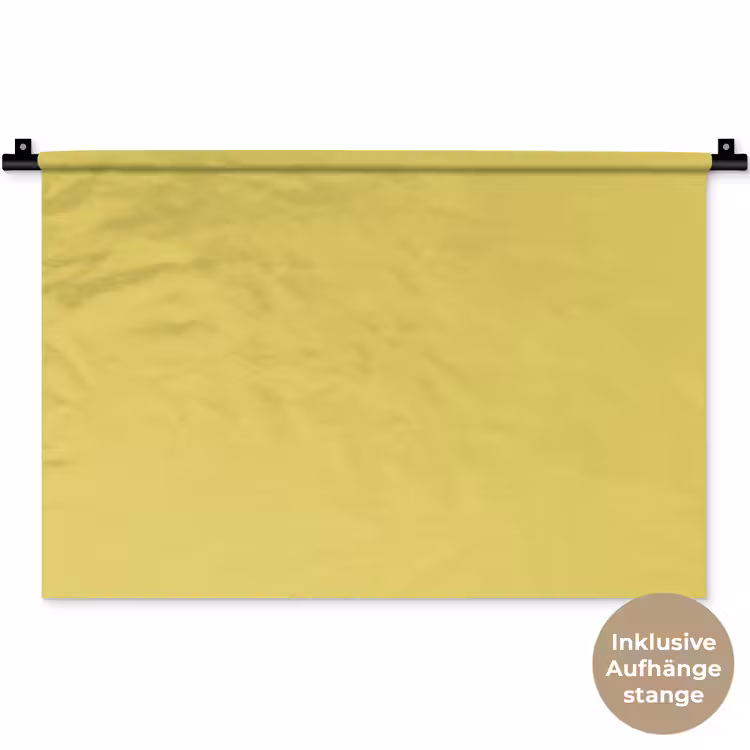 Golden - Ochre - Geel Wandkleed katoen klein 269 -t3d_DE