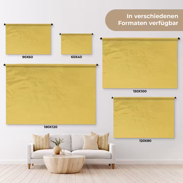 Golden - Victory - Geel Wandkleed katoen klein 269 -tsfeer8_DE