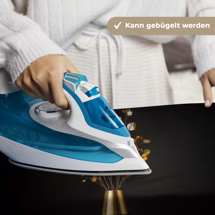 Goudbruine - Bladeren - Vaas - Herfstachtig Wandkleed katoen klein -tsfeer9_DE