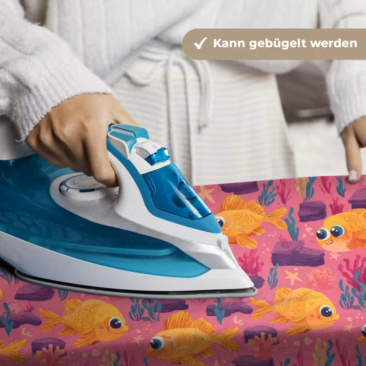 Goudvissen - Koraal - Kleurrijk Wandkleed katoen klein 269 -tsfeer9_DE