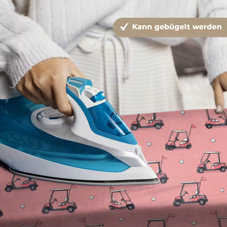 Golfkar - Retro - Roze Wandkleed katoen klein 269 -tsfeer9_DE