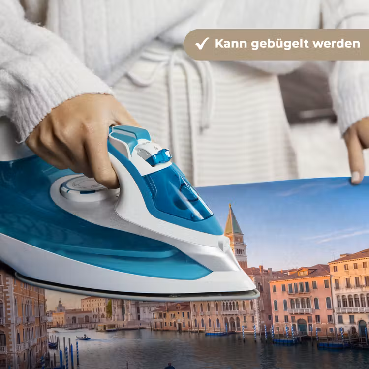 Gondel - Venetië - Kanaal - Stadsgezicht - Avondlicht Wandkleed katoen klein -tsfeer9_DE