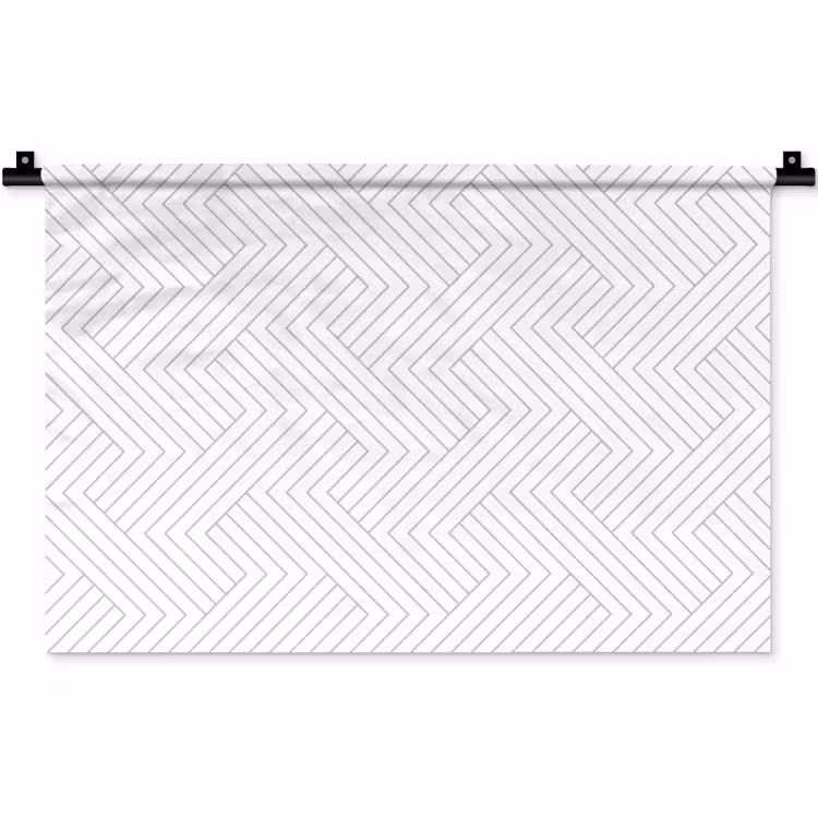 Grafisch - Patroon - Modern Wandkleed katoen klein 269 -zz3d