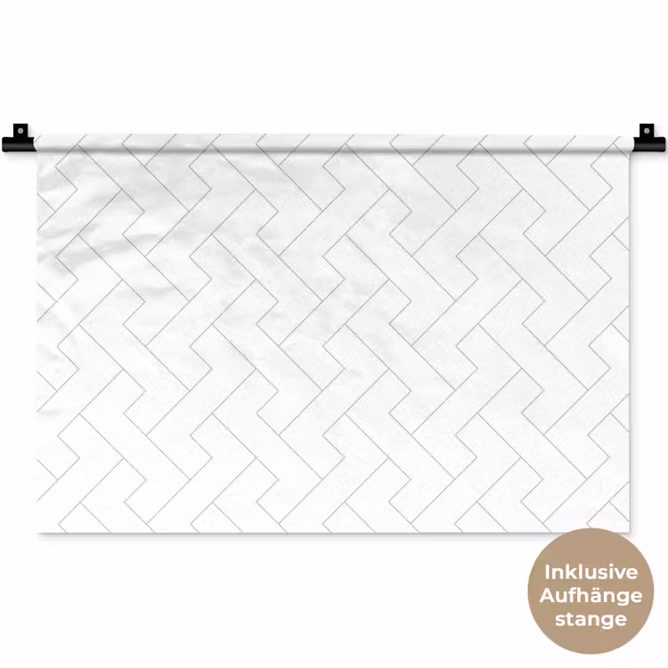 Grafisch - Patroon - Modern Wandkleed katoen klein 269 -t3d_DE