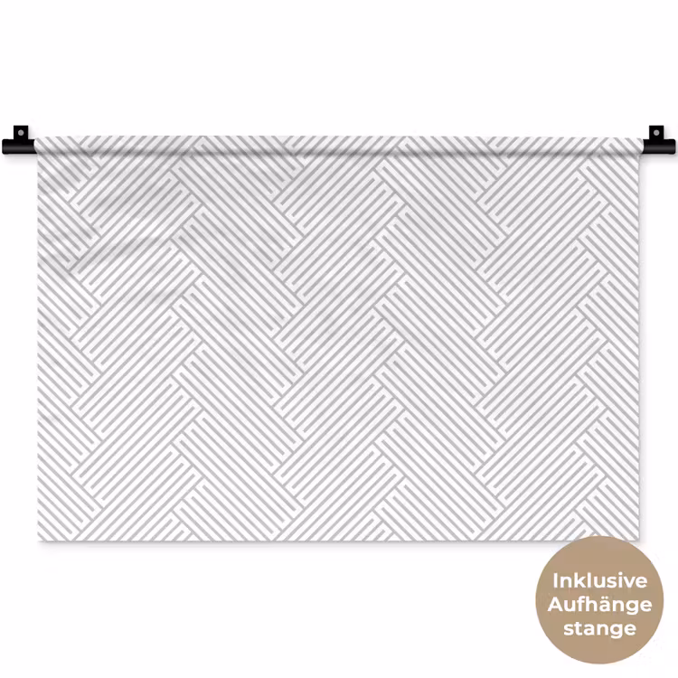 Grafisch - Patroon - Modern Wandkleed katoen klein 269 -t3d_DE