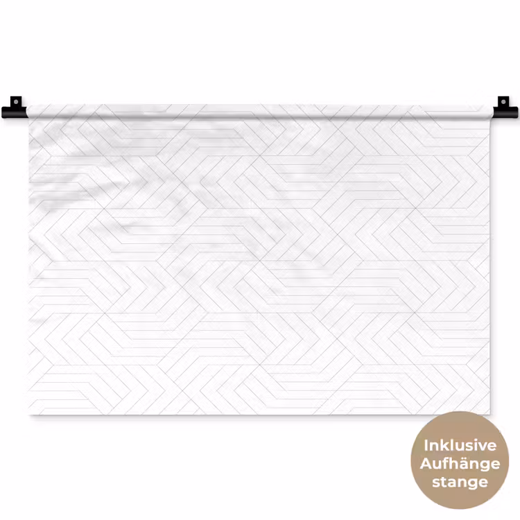Grafisch - Patroon - Modern Wandkleed katoen klein 269 -t3d_DE