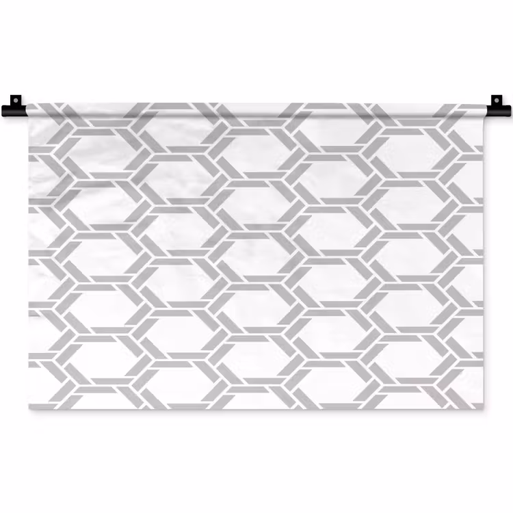 Grafisch - Patroon - Modern Wandkleed katoen klein 269 -zz3d
