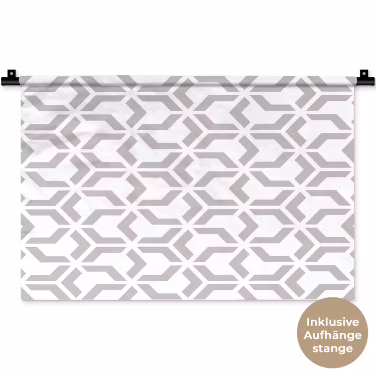 Grafisch - Patroon - Modern Wandkleed katoen klein 269 -t3d_DE