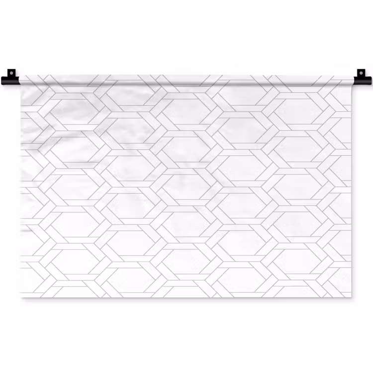 Grafisch - Patroon - Modern Wandkleed katoen klein 269 -zz3d