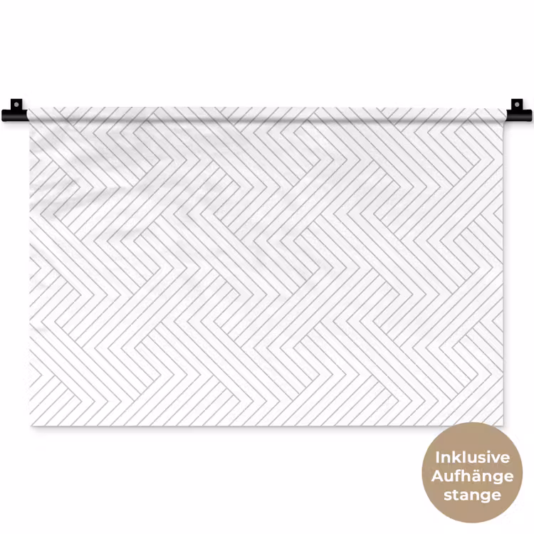 Grafisch - Patroon - Modern Wandkleed katoen klein 269 -t3d_DE