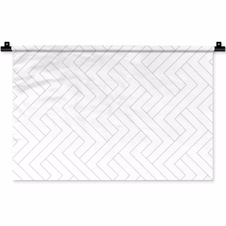 Grafisch - Patroon - Modern - Schuin Wandkleed katoen klein 269 -zz3d