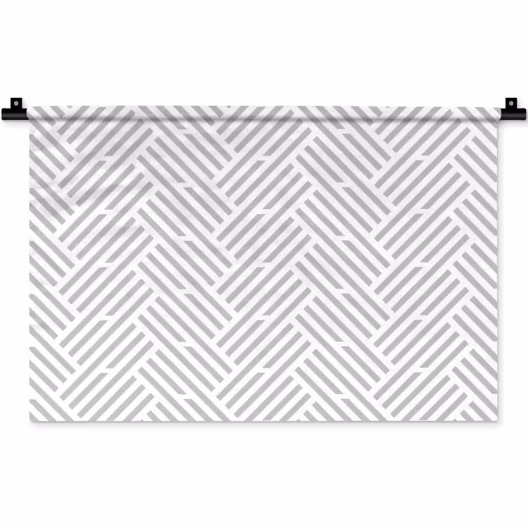 Grafisch - Patroon - Modern - Strepen Wandkleed katoen klein 269 -zz3d