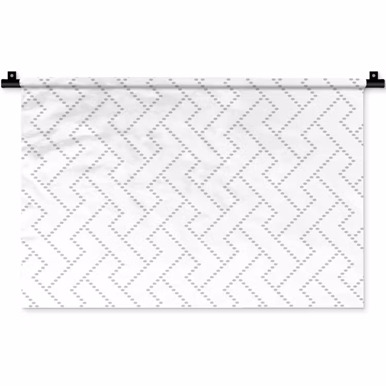 Grafisch - Patroon - Modern - Geweven Wandkleed katoen klein 269 -zz3d