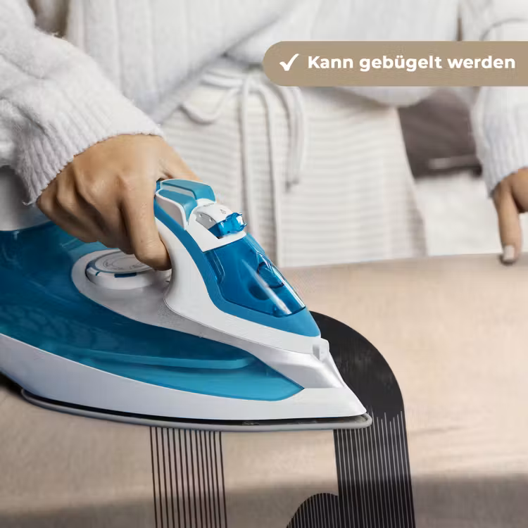 Grafisch gebogen motief - Beige Wandkleed katoen klein -tsfeer9_DE