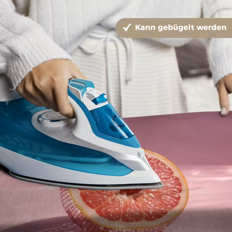 Grapefruit - Roze - Disco - Shiny Wandkleed katoen klein -tsfeer9_DE