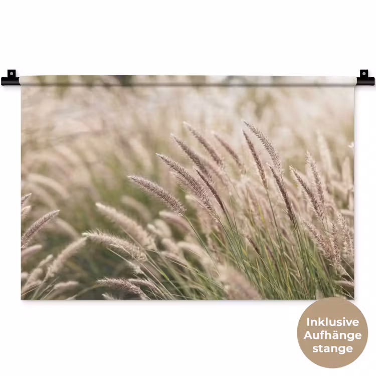 Gras - Close up - Groen Wandkleed katoen klein -t3d_DE