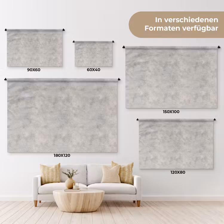 Grijs - Beton - Industrieel Wandkleed katoen klein 269 -tsfeer8_DE