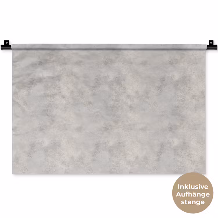 Grijs - Beton - Industrieel Wandkleed katoen klein 269 -t3d_DE