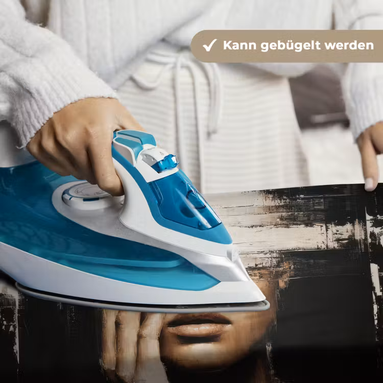 Hand - Gezicht - Strepen - Abstract Wandkleed katoen klein -tsfeer9_DE