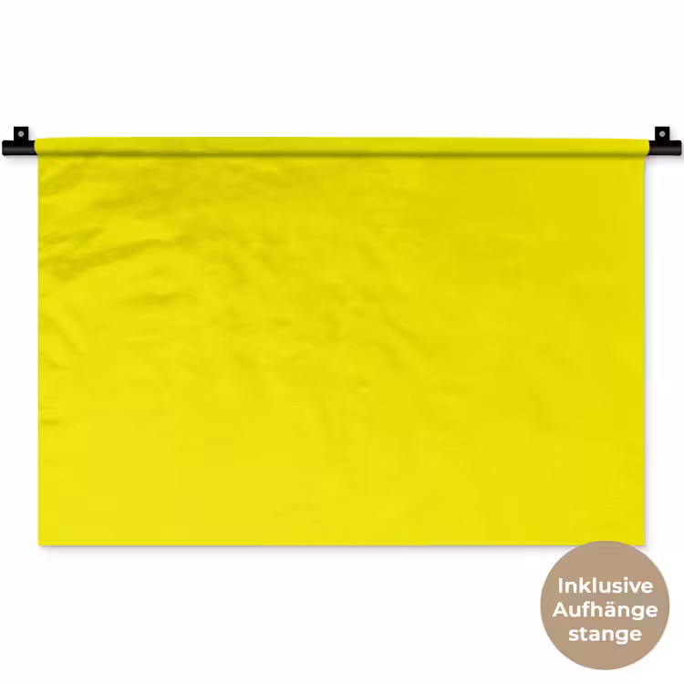 Bright - Canary - Geel Wandkleed katoen klein 269 -t3d_DE