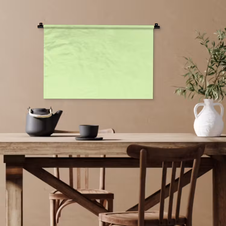 Light - Lime - Groen Wandkleed katoen klein 269 -sfeer6