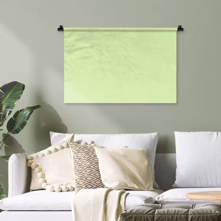 Light - Lime - Groen Wandkleed katoen klein 269 -sfeer7