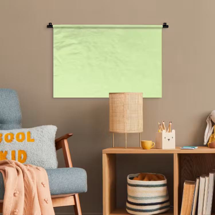 Light - Lime - Groen Wandkleed katoen klein 269 -wsfeer4_kind
