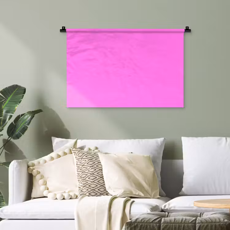 Bright - Orchid - Roze Wandkleed katoen klein 269 -sfeer7