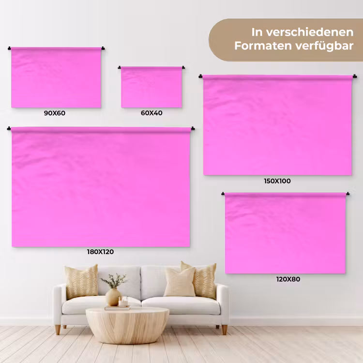 Bright - Orchid - Roze Wandkleed katoen klein 269 -tsfeer8_DE