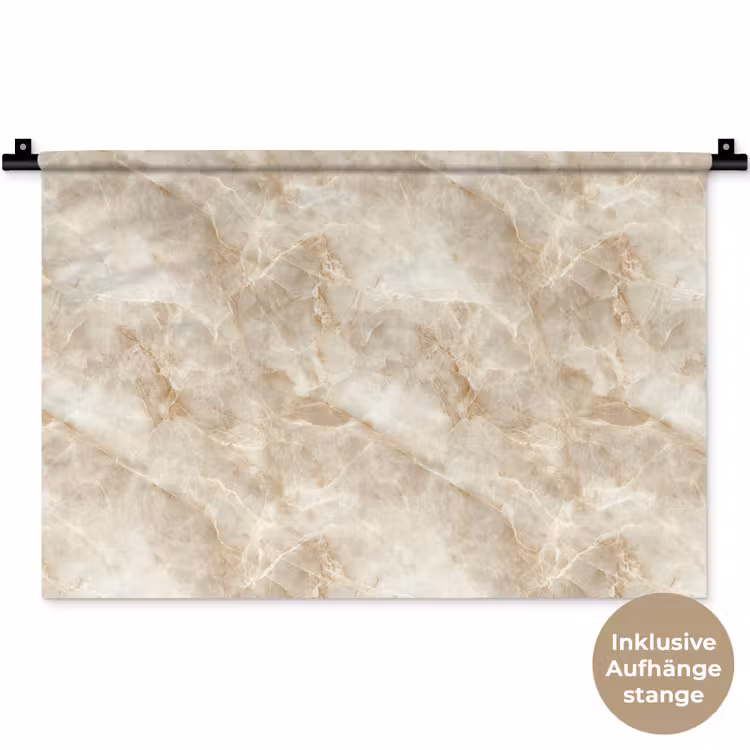 Lichtbeige - Onyx - Subtiel Wandkleed katoen klein 269 -t3d_DE